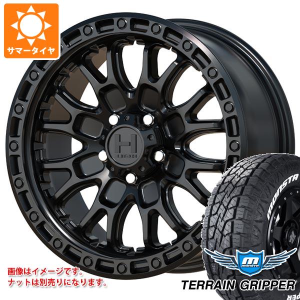 【タイヤ交換対象】ジープ ラングラー JK/JL系用 サマータイヤ モンスタ テレーングリッパー 265/70R17 115T ホワイトレター ホスタイル H135 リッジクレスト タイヤホイール4本セット|タイヤマックス