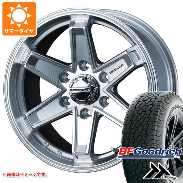【タイヤ交換対象】ランドクルーザー250用 サマータイヤ BFグッドリッチ トレールテレーンT/A 265/65R18 114T アウトラインホワイトレター キーラー タクティクス 7.5-18 タイヤホイール4本セット|タイヤマックス