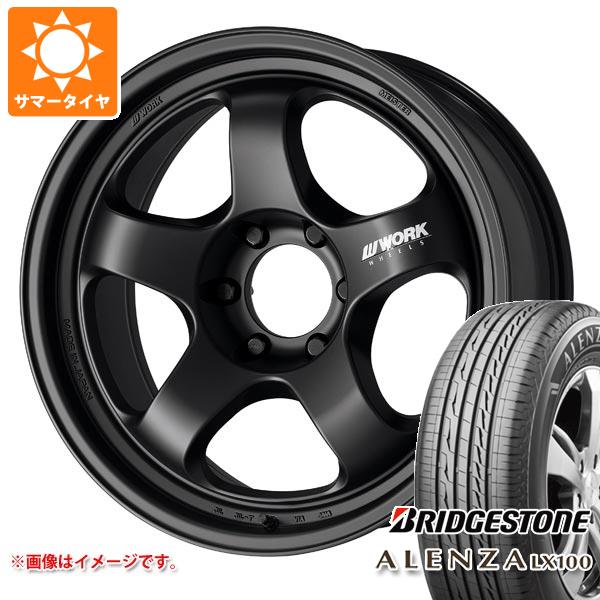 正規品 【タイヤ交換対象】サマータイヤ 265/65R17 112H ブリヂストン アレンザ LX100 ワーク マイスター S1 ワンピース SUV 8.0-17 タイヤホイール4本セット