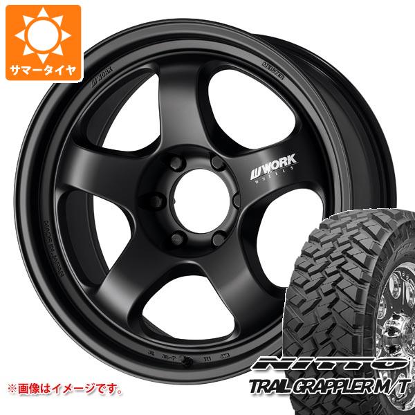 【タイヤ交換対象】サマータイヤ 265/70R17 121/118Q ニットー トレイルグラップラー M/T ワーク マイスター S1 ワンピース SUV 8.0-17 タイヤホイール4本セット｜タイヤマックス 179,200円