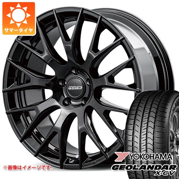 【タイヤ交換対象】トヨタ クラウン セダン 30系用 サマータイヤ ヨコハマ ジオランダー X-CV G057 245/45R20 103W XL レイズ RS 2x9R 8.5-20 タイヤホイール4本セット