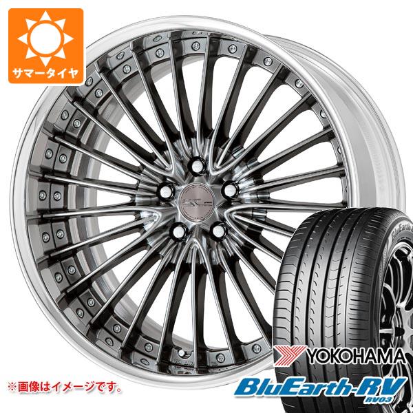 【タイヤ交換対象】サマータイヤ 245/45R19 102W XL ヨコハマ ブルーアースRV RV03 ワーク シュヴァート グラソン 8.5-19 タイヤホイール4本セット