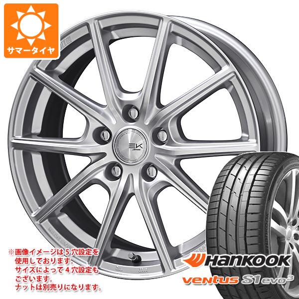 【タイヤ交換対象】サマータイヤ 215/45R17 91W XL ハンコック ベンタス S1 エボ3 K127 AO アウディ承認 ザイン EK 7.0-17 タイヤホイール4本セット