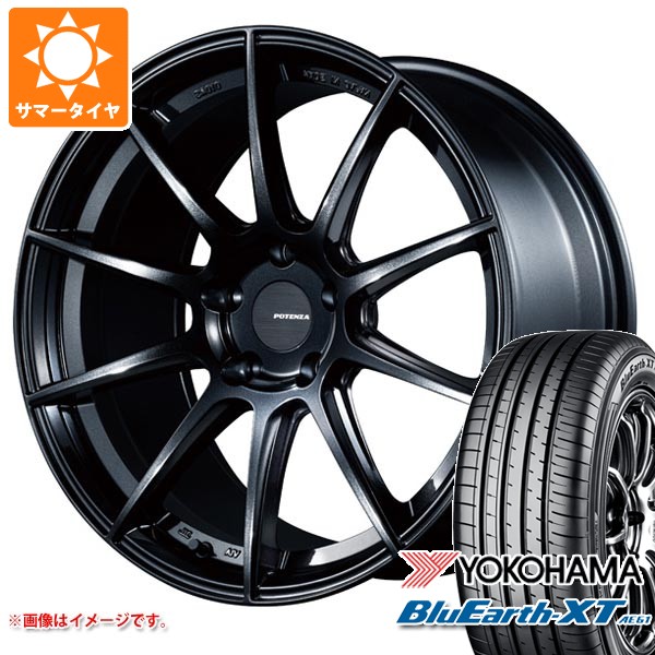 【タイヤ交換対象】サマータイヤ 215/55R17 94V ヨコハマ ブルーアースXT AE61 ポテンザ SW010 7.5-17 タイヤホイール4本セット|タイヤマックス