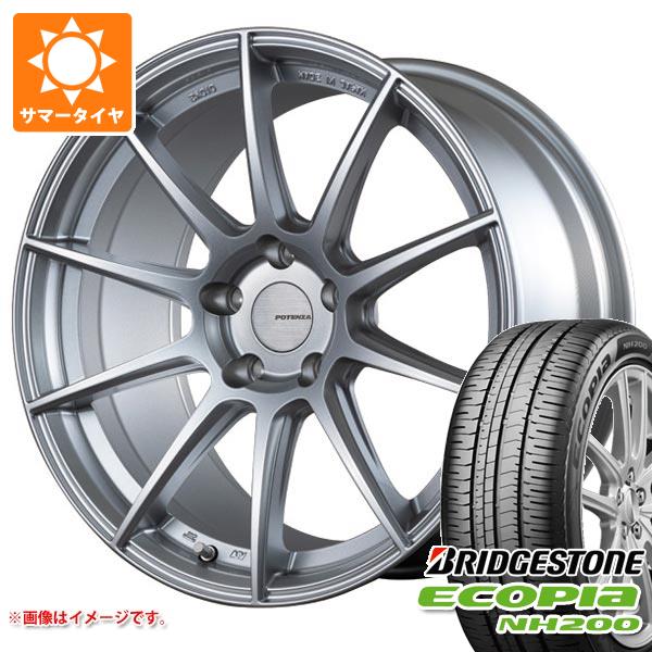 【タイヤ交換対象】サマータイヤ 205/55R16 91V ブリヂストン エコピア NH200 ポテンザ SW010 7.0-16 タイヤホイール4本セット|タイヤマックス