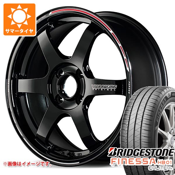 【タイヤ交換対象】2026年製 サマータイヤ 185/60R15 84H ブリヂストン フィネッサ HB01 レイズ ボルクレーシング TE37 ソニック タイムアタックエディション 6.0-15 タイヤホイール4本セット