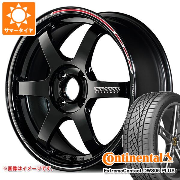 【タイヤ交換対象】サマータイヤ 205/45R16 83W コンチネンタル エクストリームコンタクト DWS06 プラス レイズ ボルクレーシング TE37 ソニック タイムアタックエディション 6.5-16 タイヤホイール4本セット
