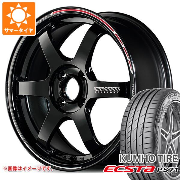 【タイヤ交換対象】サマータイヤ 205/45R16 87W XL クムホ エクスタ PS71 レイズ ボルクレーシング TE37 ソニック タイムアタックエディション 6.5-16 タイヤホイール4本セット