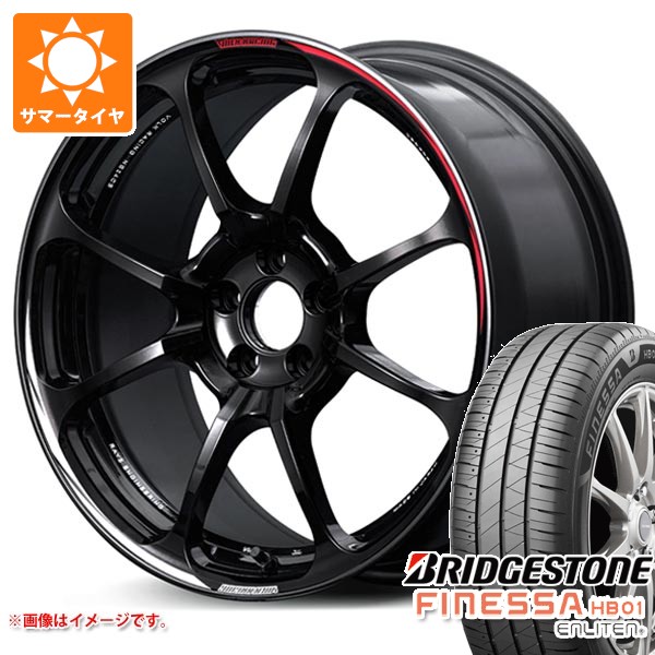 【タイヤ交換対象】サマータイヤ 245/40R18 97W XL ブリヂストン フィネッサ HB01 レイズ ボルクレーシング NE24 クラブスポーツ 8.5-18 タイヤホイール4本セット