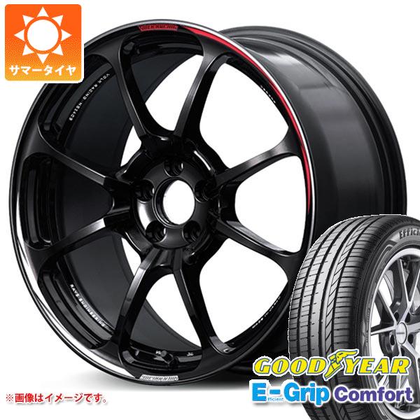 【タイヤ交換対象】サマータイヤ 215/40R18 89W XL グッドイヤー エフィシエントグリップコンフォート レイズ ボルクレーシング NE24 クラブスポーツ 7.5-18 タイヤホイール4本セット