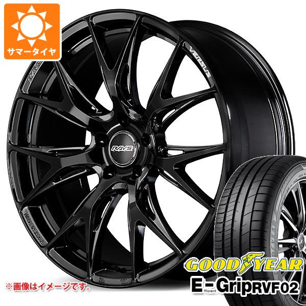【タイヤ交換対象】サマータイヤ 245/35R20 95W XL グッドイヤー エフィシエントグリップ RVF02 レイズ ベルサス VV27S 8.5-20 タイヤホイール4本セット