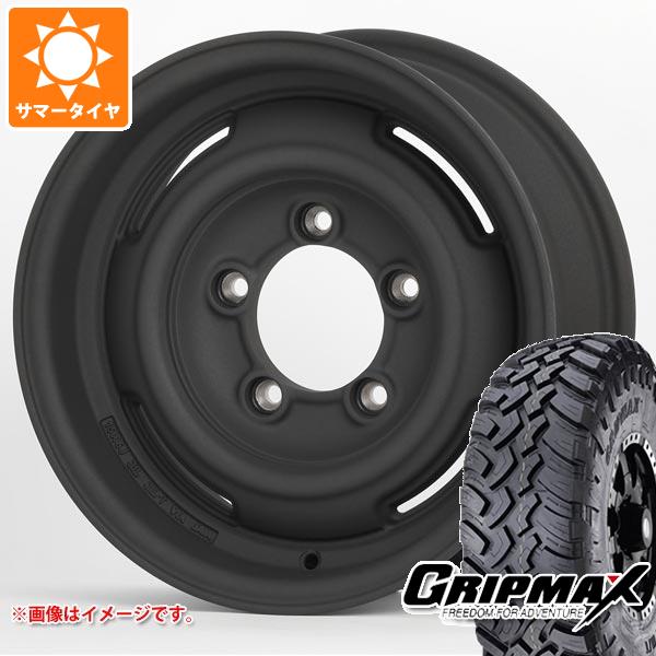 【タイヤ交換対象】5本セット スズキ ジムニーノマド JC74W用 サマータイヤ グリップマックス マッドレイジ M/T 195/80R15 96Q ホワイトレター アピオ ワイルドボア SR プラス 6.0-15 タイヤホイール5本セット