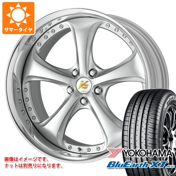 【タイヤ交換対象】サマータイヤ 215/55R18 99V XL ヨコハマ ブルーアースXT AE61 ワーク VS KFシャープ 7.5-18 タイヤホイール4本セット|タイヤマックス