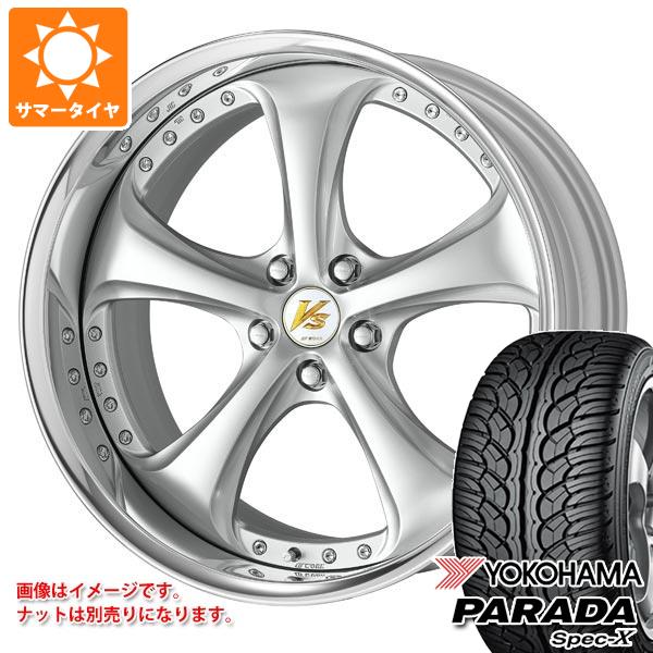 【タイヤ交換対象】サマータイヤ 255/40R20 101V REINF ヨコハマ パラダ スペック-X PA02 ワーク VS KFシャープ 8.5-20 タイヤホイール4本セット｜タイヤマックス