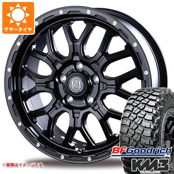 【タイヤ交換対象】トヨタ RAV4 50系用 サマータイヤ BFグッドリッチ マッドテレーンT/A KM3 LT265/65R17 120/117Q インターミラノ マッドバーン XR-800M 7.0-17 タイヤホイール4本セット｜タイヤマックス