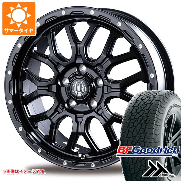 【タイヤ交換対象】トヨタ RAV4 50系用 サマータイヤ BFグッドリッチ トレールテレーンT/A 265/65R17 112T アウトラインホワイトレター インターミラノ マッドバーン XR-800M 7.0-17 タイヤホイール4本セット 236,900円