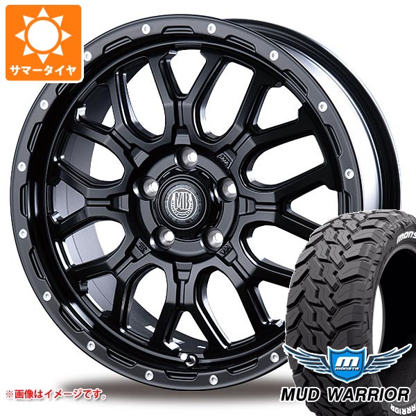 【タイヤ交換対象】トヨタ RAV4 50系用 サマータイヤ モンスタ マッドウォーリアー LT265/65R17 120/117Q ホワイトレター インターミラノ マッドバーン XR-800M 7.0-17 タイヤホイール4本セット