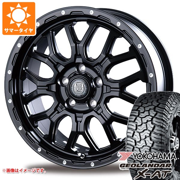 【タイヤ交換対象】トヨタ RAV4 50系用 サマータイヤ ヨコハマ ジオランダー X-AT G016 LT225/75R16 103/100Q アウトラインホワイトレター インターミラノ マッドバーン XR-800M 6.5-16 タイヤホイール4本セット