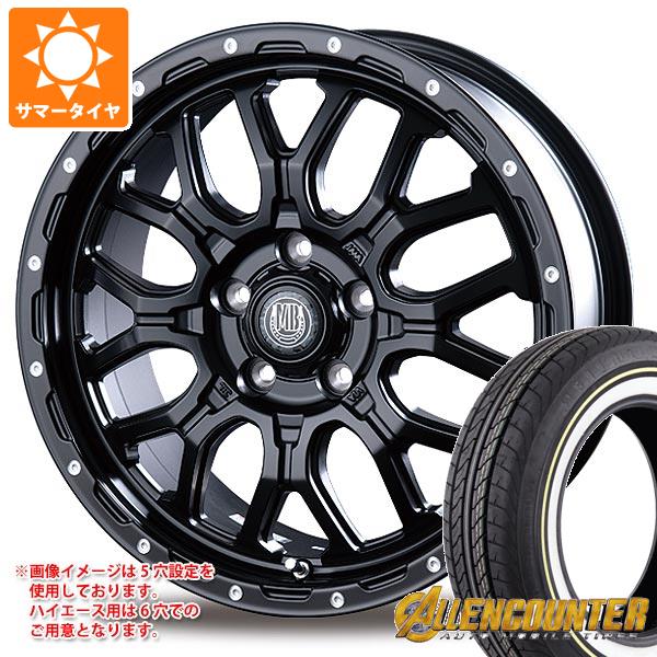 【タイヤ交換対象】ハイエース 200系用 サマータイヤ オーレンカウンター クラシックオーバル 215/65R16C 109/107T ホワイト/イエローリボン インターミラノ マッドバーン XR-800M 6.5-16 タイヤホイール4本セット｜タイヤマックス