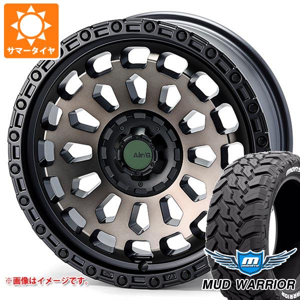 【タイヤ交換対象】トヨタ RAV4 50系用 サマータイヤ モンスタ マッドウォーリアー LT265/65R17 120/117Q ホワイトレター エアージー ヴァルカン 7.0-17 タイヤホイール4本セット