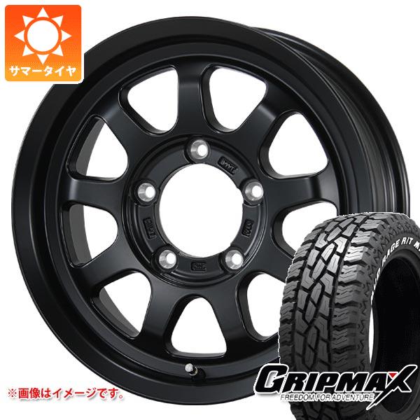 【タイヤ交換対象】スズキ ジムニー用 サマータイヤ グリップマックス マッドレイジ R/T MAX 175/80R16 91Q ホワイトレター ブロウズ ロブ9 5.5-16 タイヤホイール4本セット