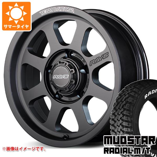 【タイヤ交換対象】5本セット スズキ ジムニーノマド JC74W用 サマータイヤ マッドスター ラジアル M/T 215/70R16 100T ホワイトレター レイズ デイトナ D108 6.0-16 タイヤホイール5本セット