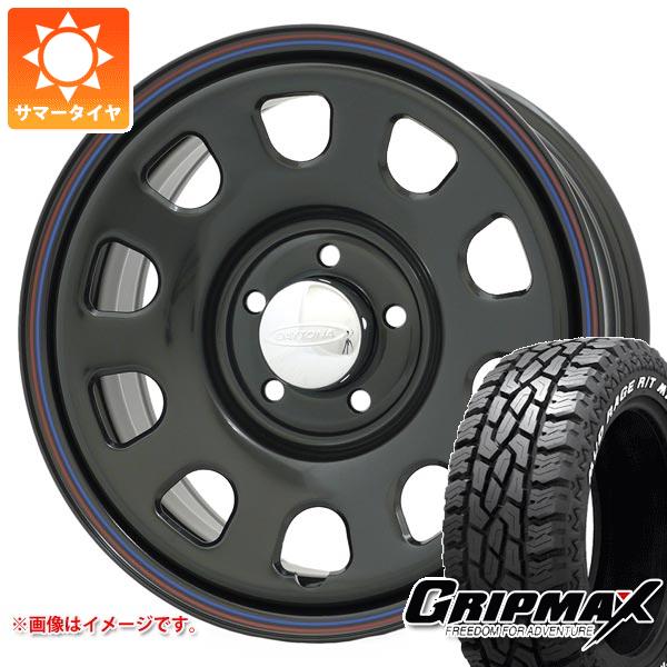 【タイヤ交換対象】ミツビシ デリカD5用 サマータイヤ グリップマックス マッドレイジ R/T MAX LT215/70R16 100/97R ホワイトレター デイトナズ G2 7.0-16 タイヤホイール4本セット