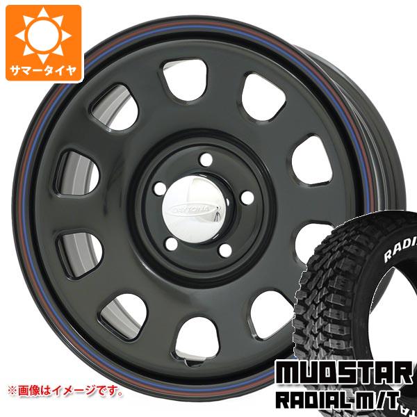 【タイヤ交換対象】ミツビシ デリカD5用 サマータイヤ マッドスター ラジアル M/T 215/70R16 100T ホワイトレター デイトナズ G2 7.0-16 タイヤホイール4本セット|タイヤマックス