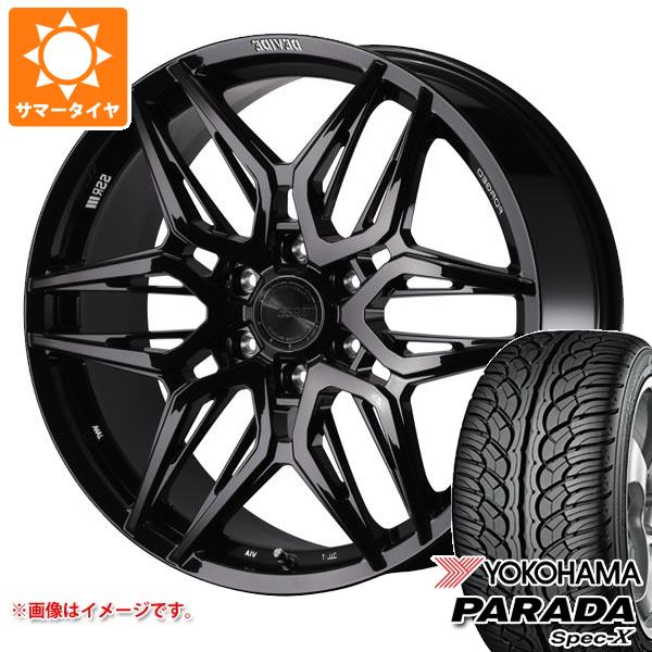 【タイヤ交換対象】トヨタ ランドクルーザー300用 サマータイヤ ヨコハマ パラダ スペック-X PA02 275/55R20 117V REINF SSR ディバイド LG-F 9.0-20 タイヤホイール4本セット