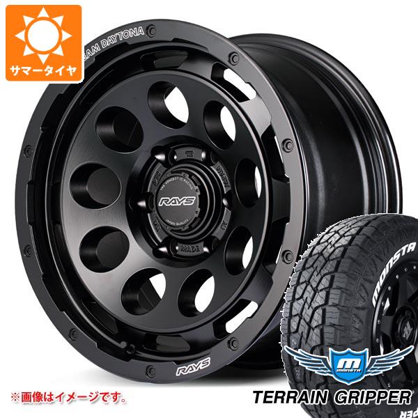 【タイヤ交換対象】サマータイヤ 265/70R17 115T モンスタ テレーングリッパー ホワイトレター レイズ デイトナ D9 6穴 8.5-17 タイヤホイール4本セット 126,950円