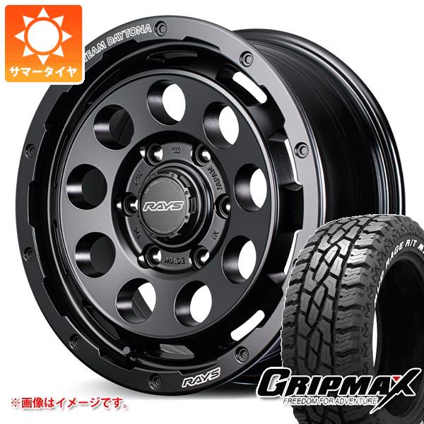 【タイヤ交換対象】トヨタ ハイエース 200系用 サマータイヤ グリップマックス マッドレイジ R/T MAX LT215/70R16 100/97R ホワイトレター レイズ デイトナ D9 6.5-16 タイヤホイール4本セット｜タイヤマックス