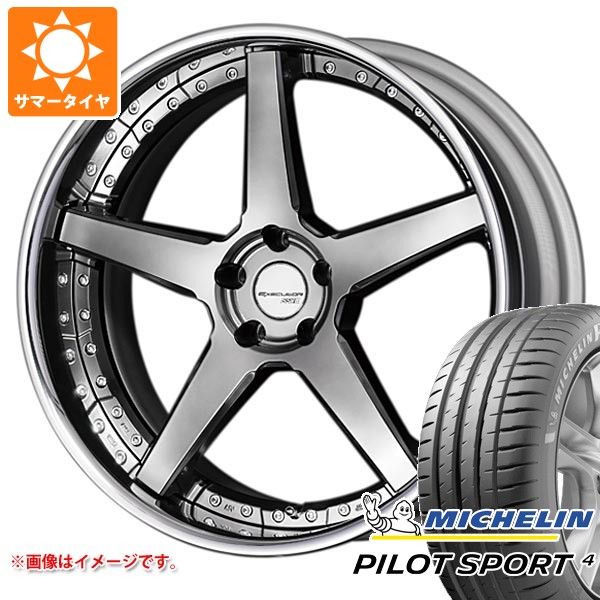 【タイヤ交換対象】サマータイヤ 235/40R19 (96Y) XL ミシュラン パイロットスポーツ4 SSR エグゼキューター CV06 8.0-19 タイヤホイール4本セット｜タイヤマックス 242,800円