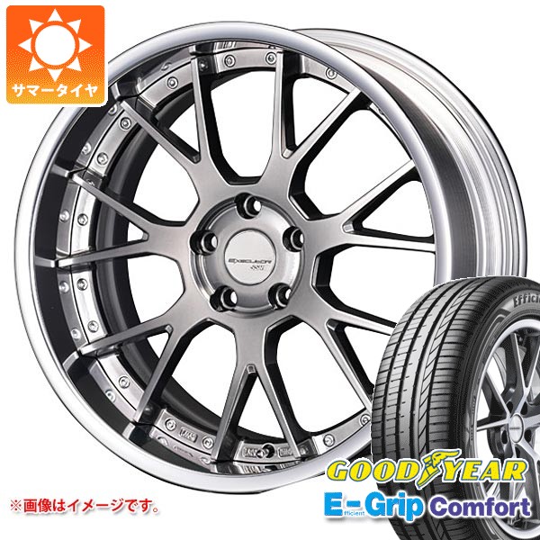【タイヤ交換対象】サマータイヤ 225/40R19 93W XL グッドイヤー エフィシエントグリップコンフォート SSR エグゼキューター EX07 8.0-19 タイヤホイール4本セット|タイヤマックス