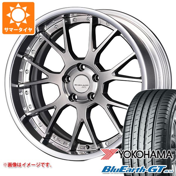 【タイヤ交換対象】サマータイヤ 225/45R19 96W XL ヨコハマ ブルーアースGT AE51 SSR エグゼキューター EX07 8.0-19 タイヤホイール4本セット|タイヤマックス
