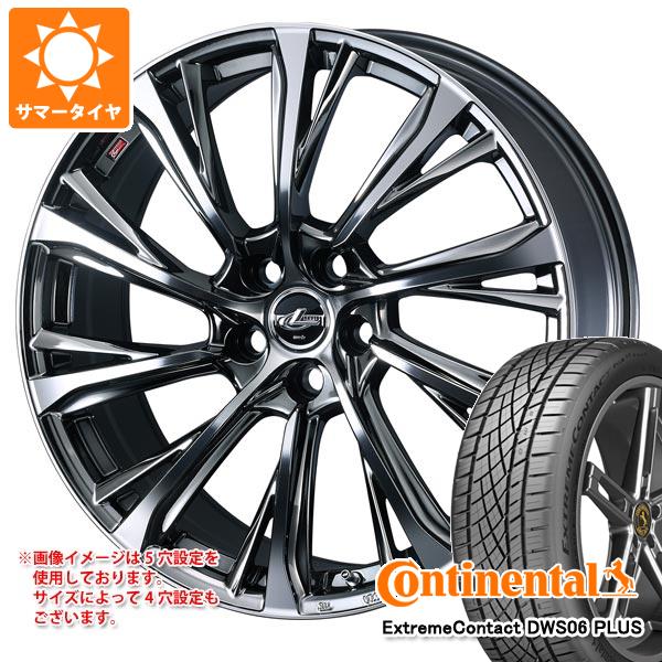 【タイヤ交換対象】サマータイヤ 205/55R16 91W コンチネンタル エクストリームコンタクト DWS06 プラス レオニス JG 6.5-16 タイヤホイール4本セット