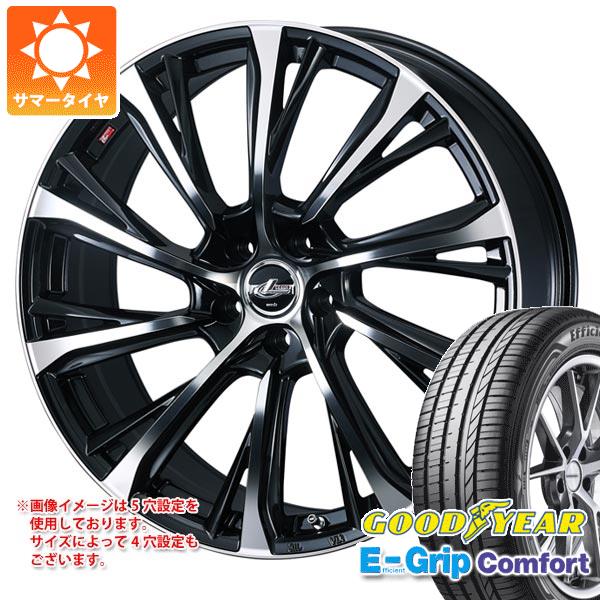 【タイヤ交換対象】サマータイヤ 165/45R16 74V XL グッドイヤー エフィシエントグリップコンフォート レオニス JG 5.0-16 タイヤホイール4本セット