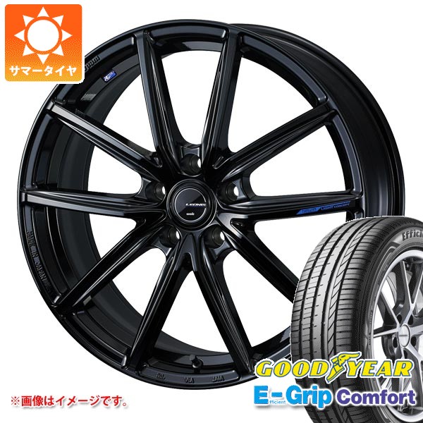 【タイヤ交換対象】サマータイヤ 235/50R18 101W XL グッドイヤー エフィシエントグリップコンフォート レオニス ナヴィア 08 8.0-18 タイヤホイール4本セット｜タイヤマックス