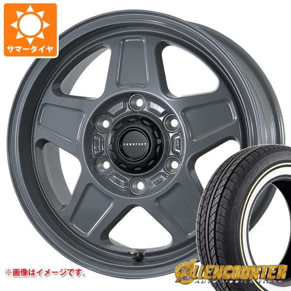 【タイヤ交換対象】トヨタ ハイエース 200系用 サマータイヤ オーレンカウンター クラシックオーバル 215/65R16C 109/107T ホワイト/イエローリボン ランドフット GWD 6.5-16 タイヤホイール4本セット