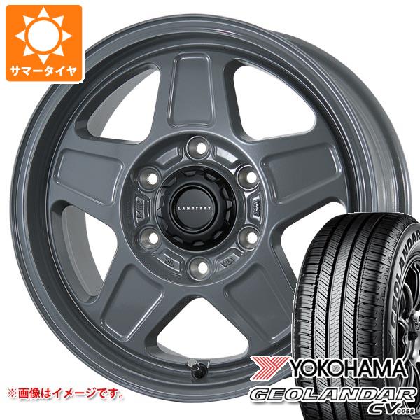 【タイヤ交換対象】トヨタ ハイエース 200系用 2026年製 サマータイヤ ヨコハマ ジオランダー CV G058 215/70R16 100H ランドフット GWD 6.5-16 タイヤホイール4本セット