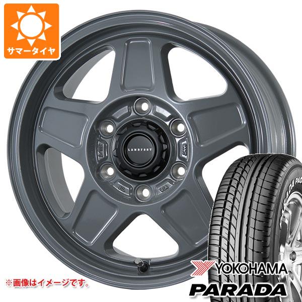 【タイヤ交換対象】トヨタ ハイエース 200系用 2026年製 サマータイヤ ヨコハマ パラダ PA03 215/65R16C 109/107S ホワイトレター ランドフット GWD 6.5-16 タイヤホイール4本セット