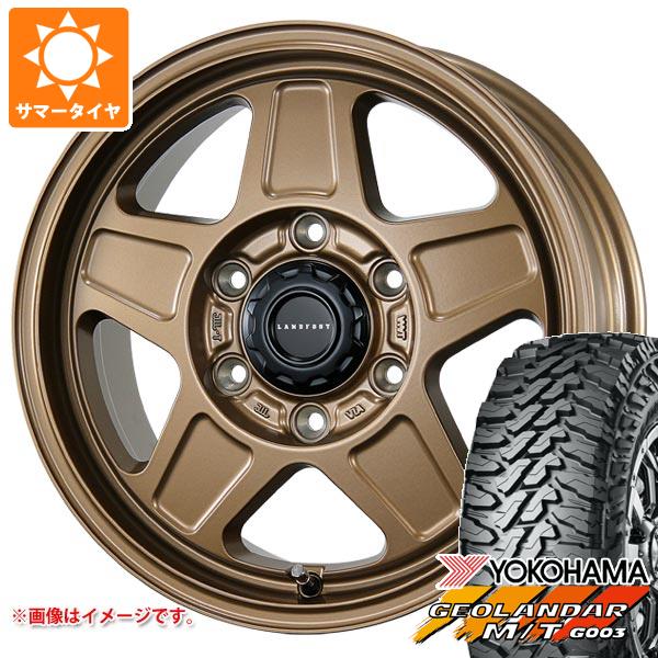 【タイヤ交換対象】トヨタ ハイエース 200系用 2026年製 サマータイヤ ヨコハマ ジオランダー M/T G003 LT215/70R16 100/ 97Q ランドフット GWD 6.5-16 タイヤホイール4本セット