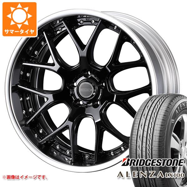 【タイヤ交換対象】トヨタ 40系アルファード用 サマータイヤ ブリヂストン アレンザ LX100 225/55R19 99V マーベリック 1307M 8.0-19 タイヤホイール4本セット
