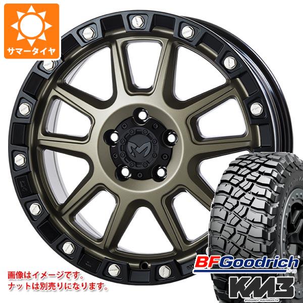 【タイヤ交換対象】ジープ ラングラー JK/JL系用 サマータイヤ BFグッドリッチ マッドテレーンT/A KM3 LT285/65R18 125/122Q MKW M205 タイヤホイール4本セット|タイヤマックス