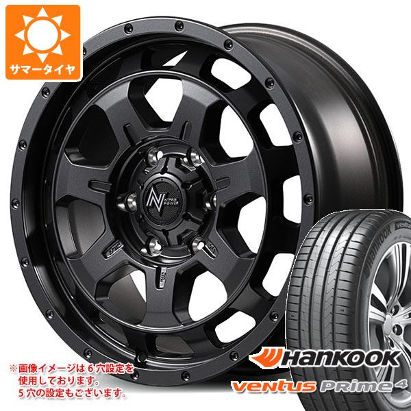 【タイヤ交換対象】ニッサン T31エクストレイル用 サマータイヤ ハンコック ベンタス プライム4 K135 215/65R16 102H XL K135A ナイトロパワー M7 ファランクス 7.0-16 タイヤホイール4本セット