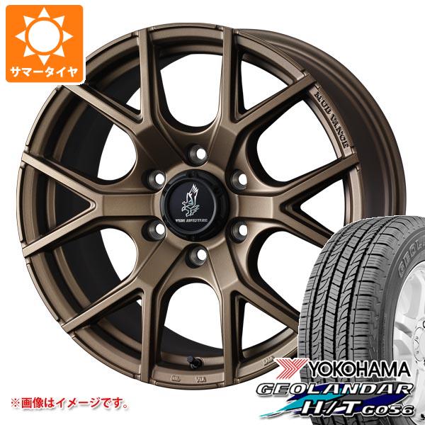 【タイヤ交換対象】トヨタ ランドクルーザー300用 サマータイヤ ヨコハマ ジオランダー H/T G056 P265/65R18 112T ブラックレター マッドヴァンス SD 9.0-18 タイヤホイール4本セット