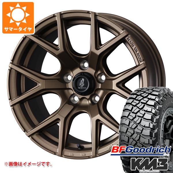 【タイヤ交換対象】トヨタ RAV4 50系用 サマータイヤ BFグッドリッチ マッドテレーンT/A KM3 LT245/70R16 113/110Q マッドヴァンス SD 7.0-16 タイヤホイール4本セット