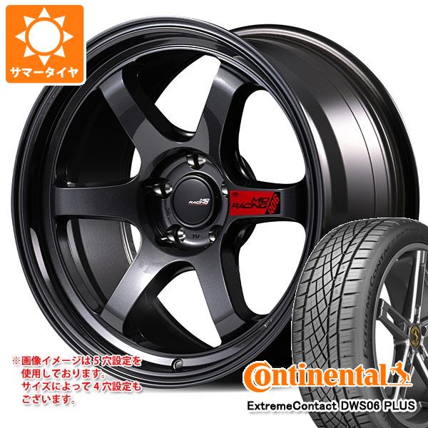 【タイヤ交換対象】ホンダ シビック タイプR FL5用 サマータイヤ コンチネンタル エクストリームコンタクト DWS06 プラス 265/35ZR18 97Y XL MID レーシング R06 9.5-18 タイヤホイール4本セット