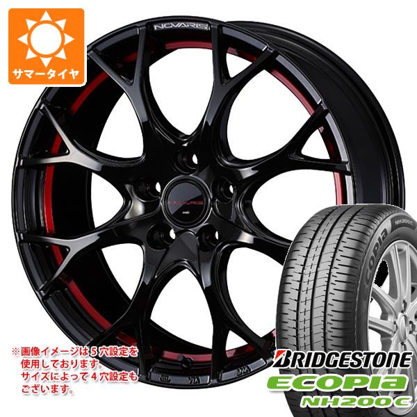 【タイヤ交換対象】サマータイヤ 185/65R15 88S ブリヂストン エコピア NH200C ノヴァリス ローグ UY 5.5-15 タイヤホイール4本セット 65,505円