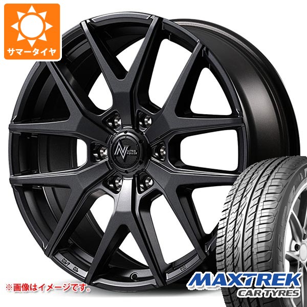 【タイヤ交換対象】トヨタ ランドクルーザー300用 サマータイヤ マックストレック フォルティス T5 275/55R20 117V XL ナイトロパワー M62 トマホーク 8.0-20 タイヤホイール4本セット