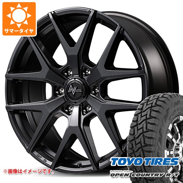 【タイヤ交換対象】サマータイヤ 265/60R18 110Q トーヨー オープンカントリー R/T ブラックレター ナイトロパワー M62 トマホーク 8.0-18 タイヤホイール4本セット